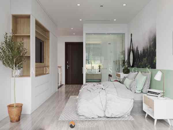 Nhà vệ sinh thẳng cuối giường, có đáng lo về phong thủy?