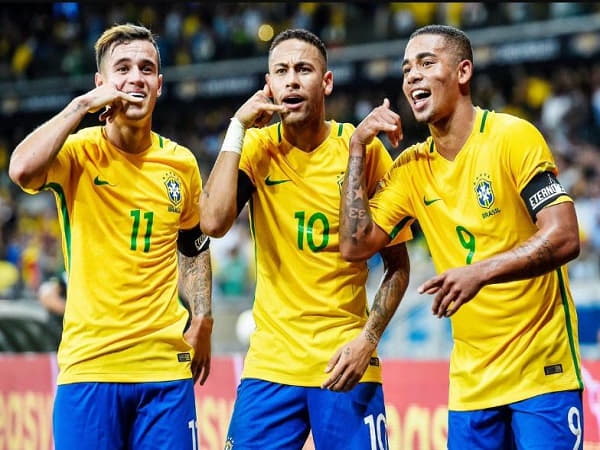 Bộ 3 tiền đạo Brazil đương đại