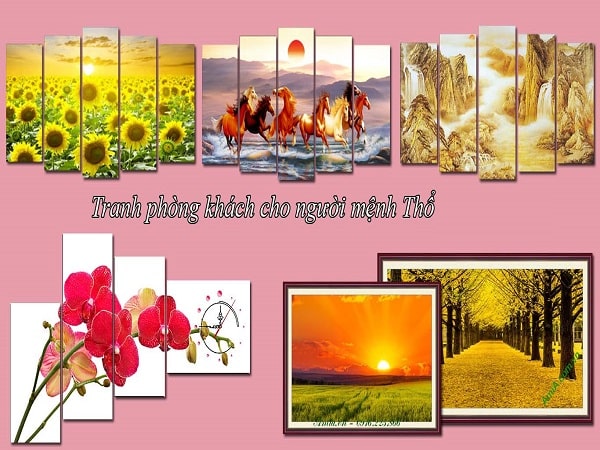Vậy mệnh Thổ treo tranh gì?