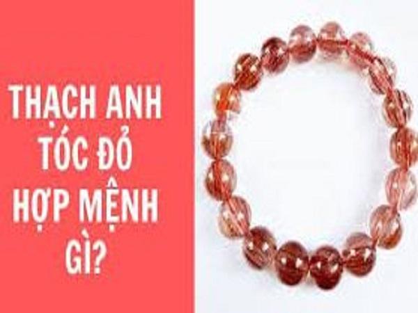 Mệnh nào hợp với thạch anh tóc đỏ?