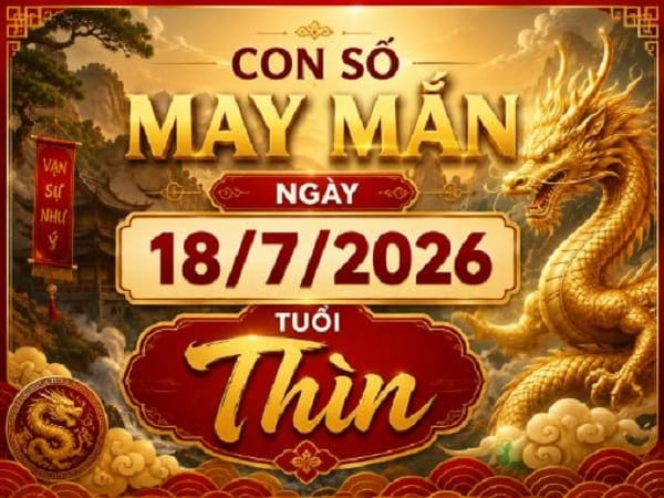 Con số tài lộc ngày 18/7/2026 của tuổi Thìn theo phương diện cuộc sống